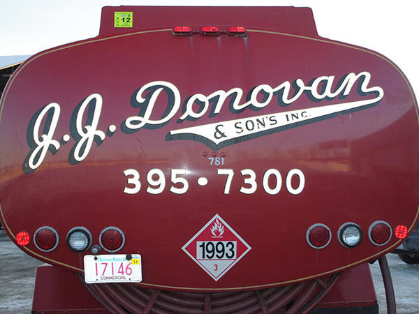 J.J. Donovan & Sons Delivery Truck in Massachusetts's